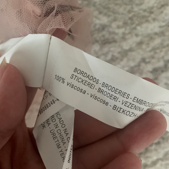 NWT ZARA PINK EMBROIDERED TOP - Picture 6 of 8